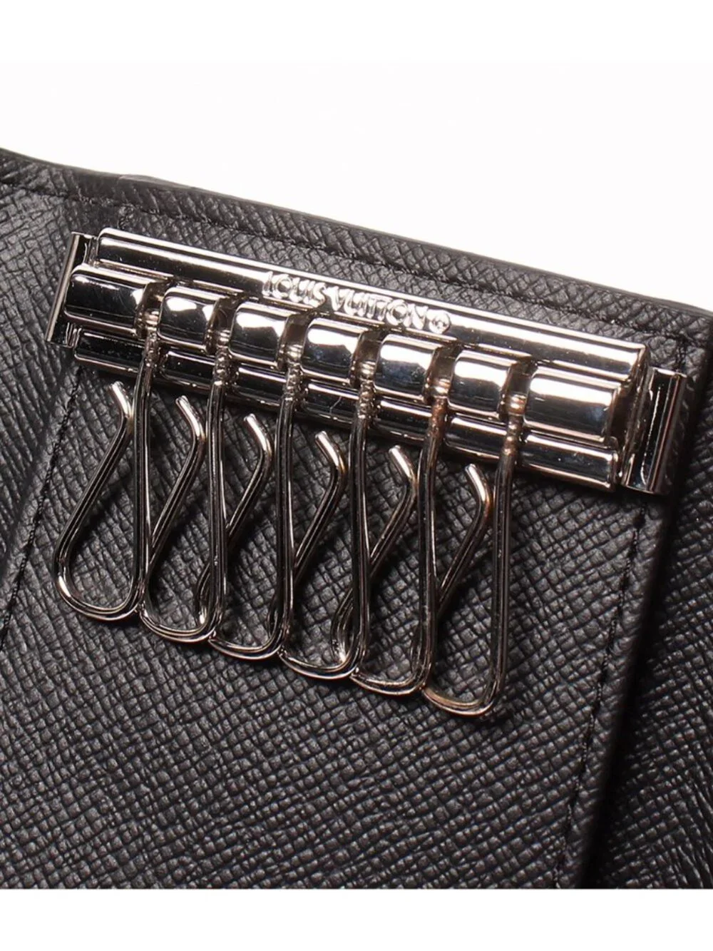 Louis Vuitton Key Case Multicles 6 Damier Graphite Key Holder Coin Purse